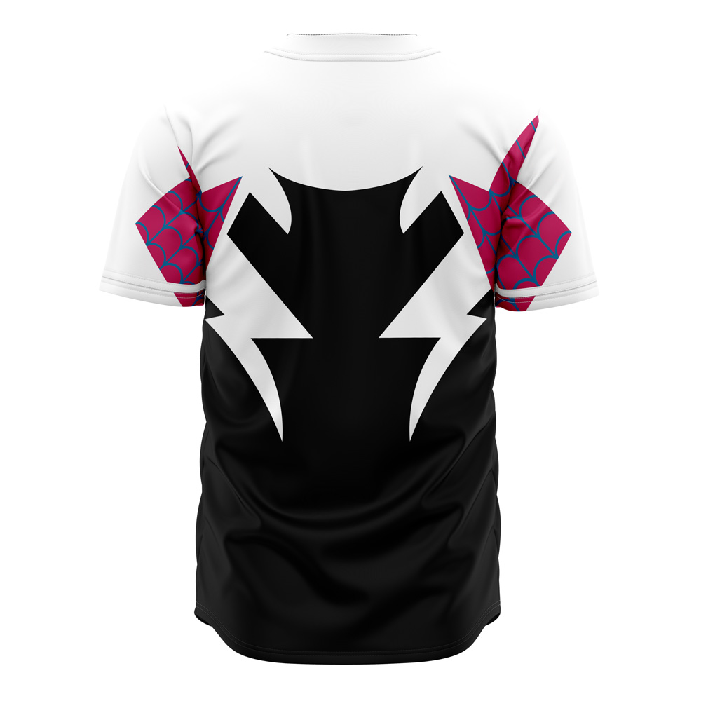 Mckenzieshoponline Spider Gwen Marvel Personalized Baseball Jersey For Fans - Image 3