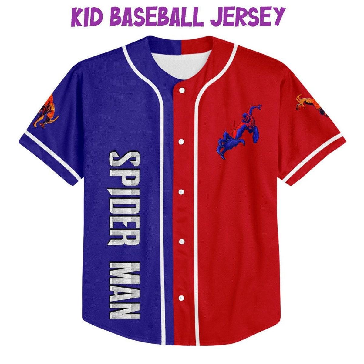 Mckenzieshoponline Spider Man 2099 Across The Spider Verse Personalized Baseball Jersey For Fans - Image 3