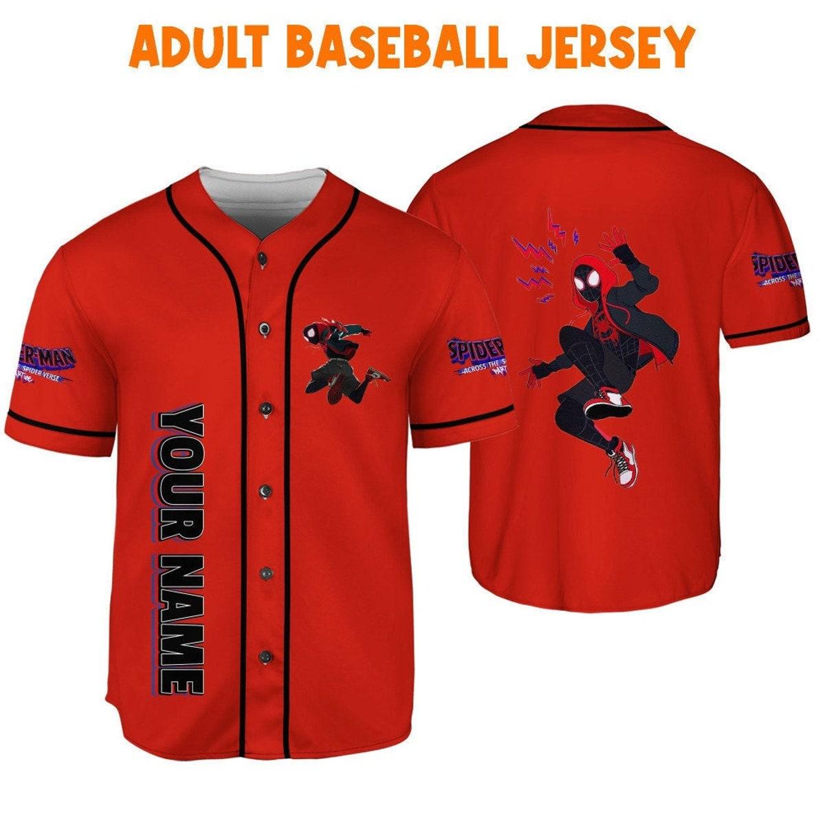 Mckenzieshoponline Spider Man Across The Spider Verse Acrobatic Personalized Baseball Jersey For Fans - Image 7
