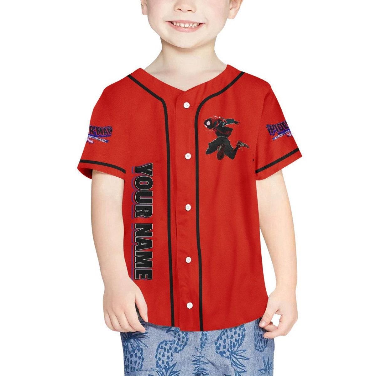 Mckenzieshoponline Spider Man Across The Spider Verse Acrobatic Personalized Baseball Jersey For Fans - Image 5