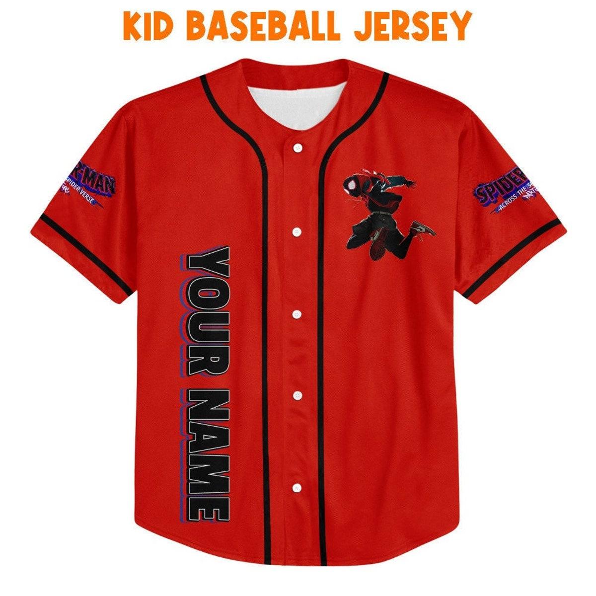 Mckenzieshoponline Spider Man Across The Spider Verse Acrobatic Personalized Baseball Jersey For Fans - Image 3
