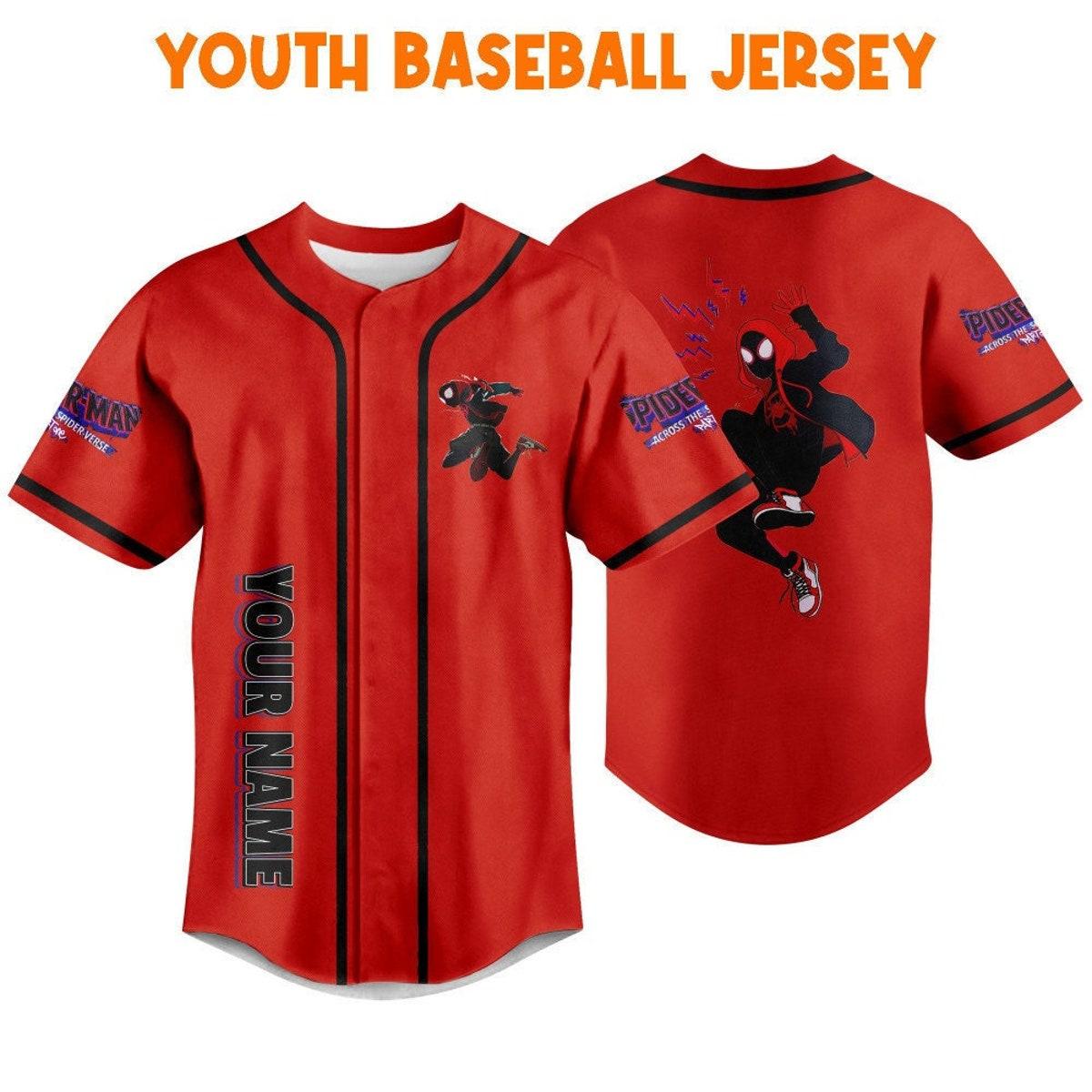 Mckenzieshoponline Spider Man Across The Spider Verse Acrobatic Personalized Baseball Jersey For Fans - Image 6
