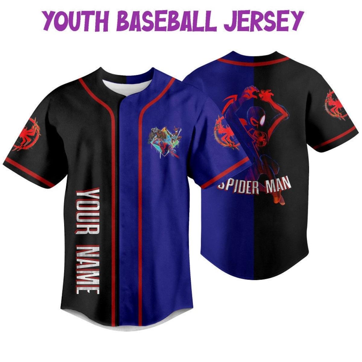 Mckenzieshoponline Spider Man Across The Spider Verse Disney Personalized Baseball Jersey For Fans - Image 6