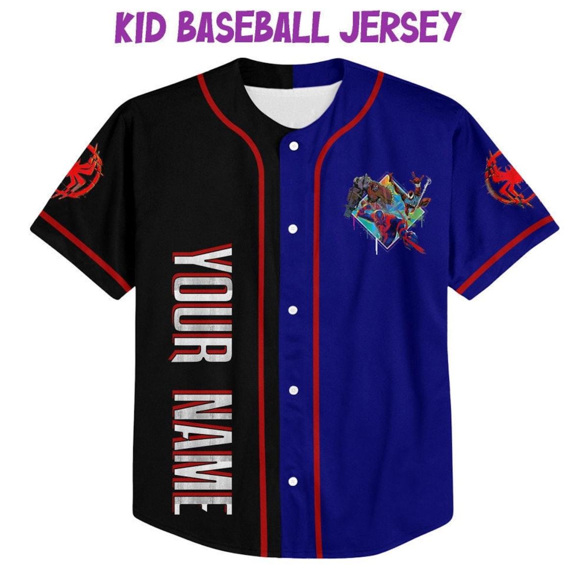 Mckenzieshoponline Spider Man Across The Spider Verse Disney Personalized Baseball Jersey For Fans - Image 3