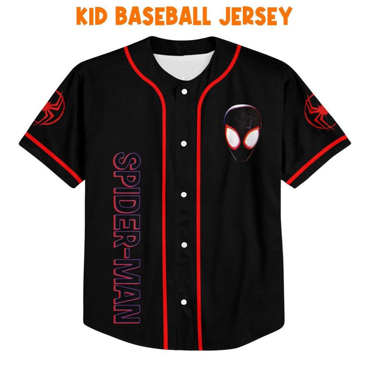Mckenzieshoponline Spider Man Across The Spider Verse Jumping Personalized Baseball Jersey For Fans - Image 3