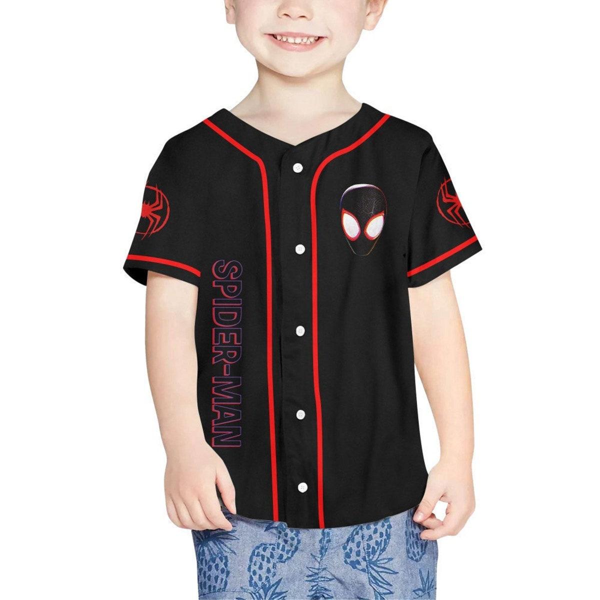 Mckenzieshoponline Spider Man Across The Spider Verse Jumping Personalized Baseball Jersey For Fans - Image 5