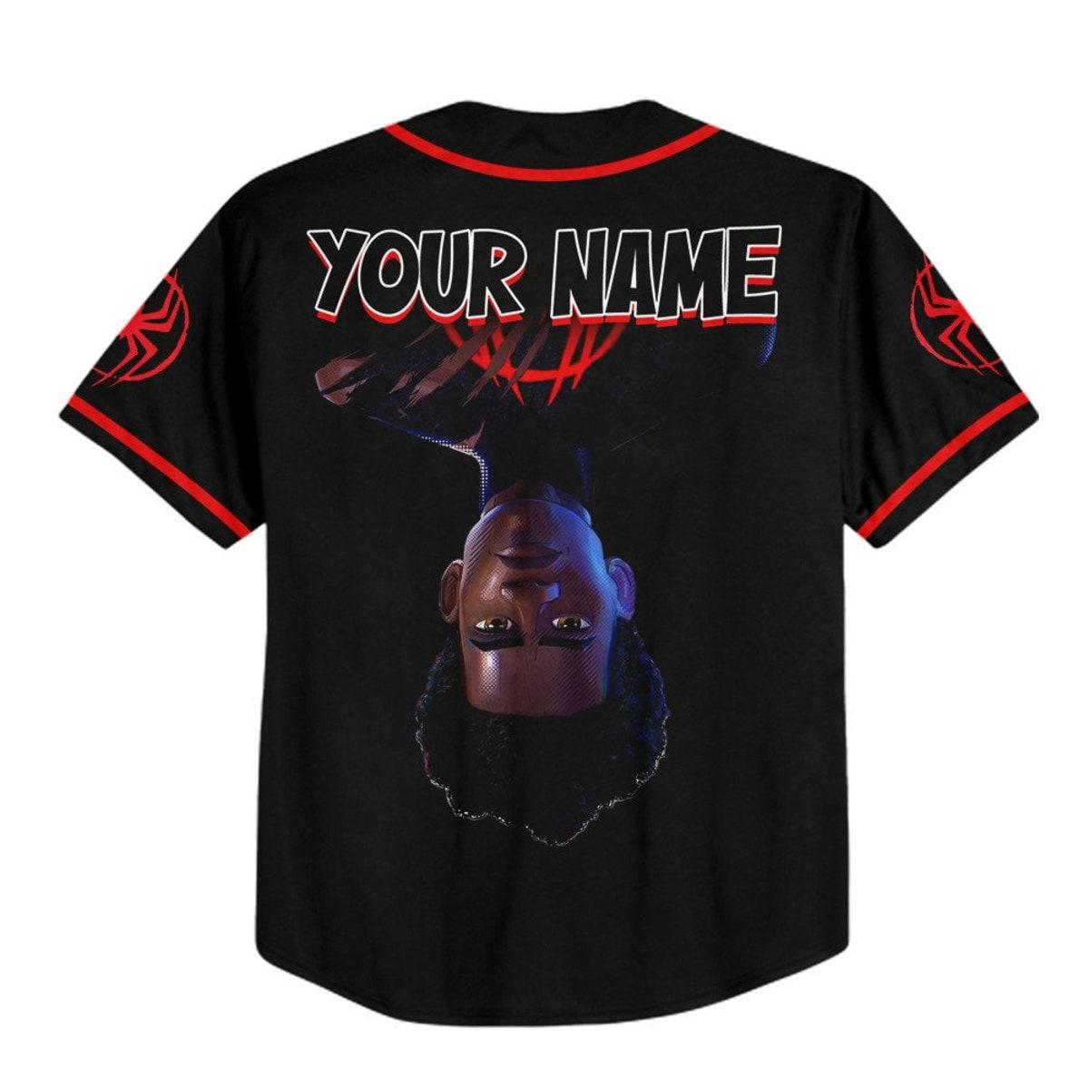 Mckenzieshoponline Spider Man Across The Spider Verse Personalized Baseball Jersey For Fans - Image 4