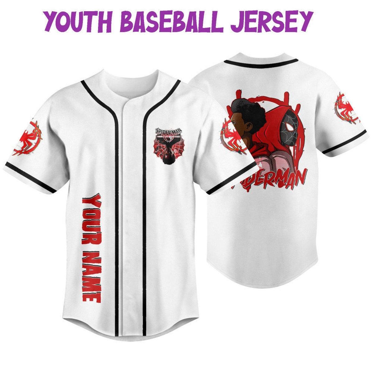 Mckenzieshoponline Spider Man Across The Spider Verse Red Personalized Baseball Jersey For Fans - Image 6