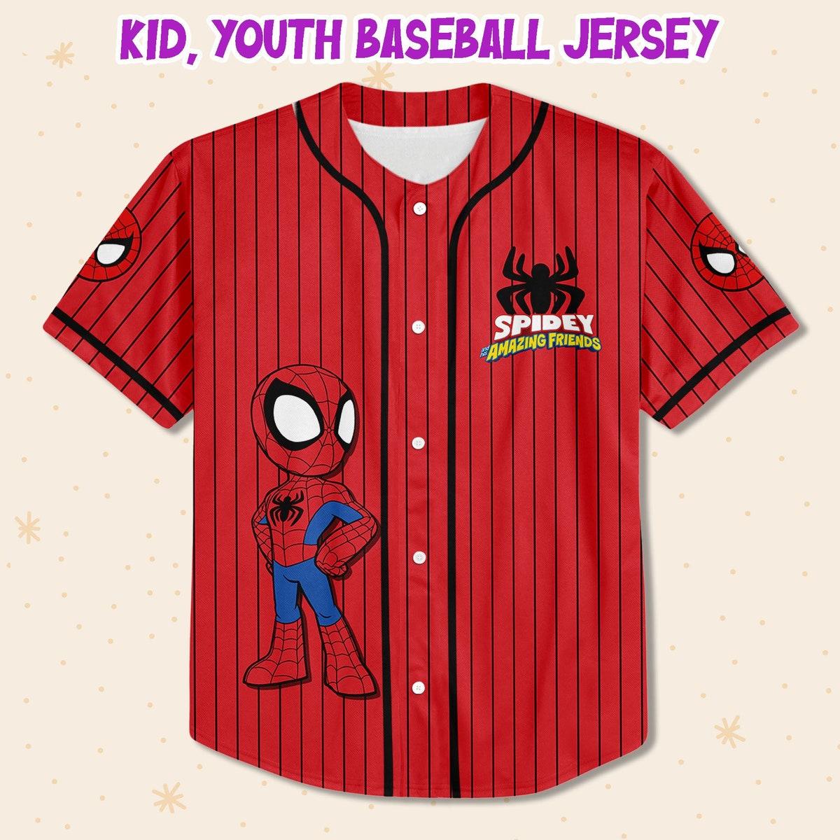 Mckenzieshoponline Spidey And His Amazing Friends Personalized Baseball Jersey For Fans - Image 3