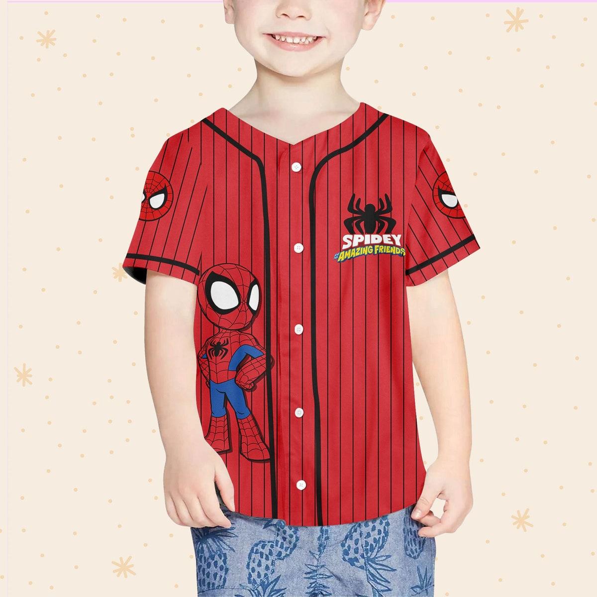 Mckenzieshoponline Spidey And His Amazing Friends Personalized Baseball Jersey For Fans - Image 5