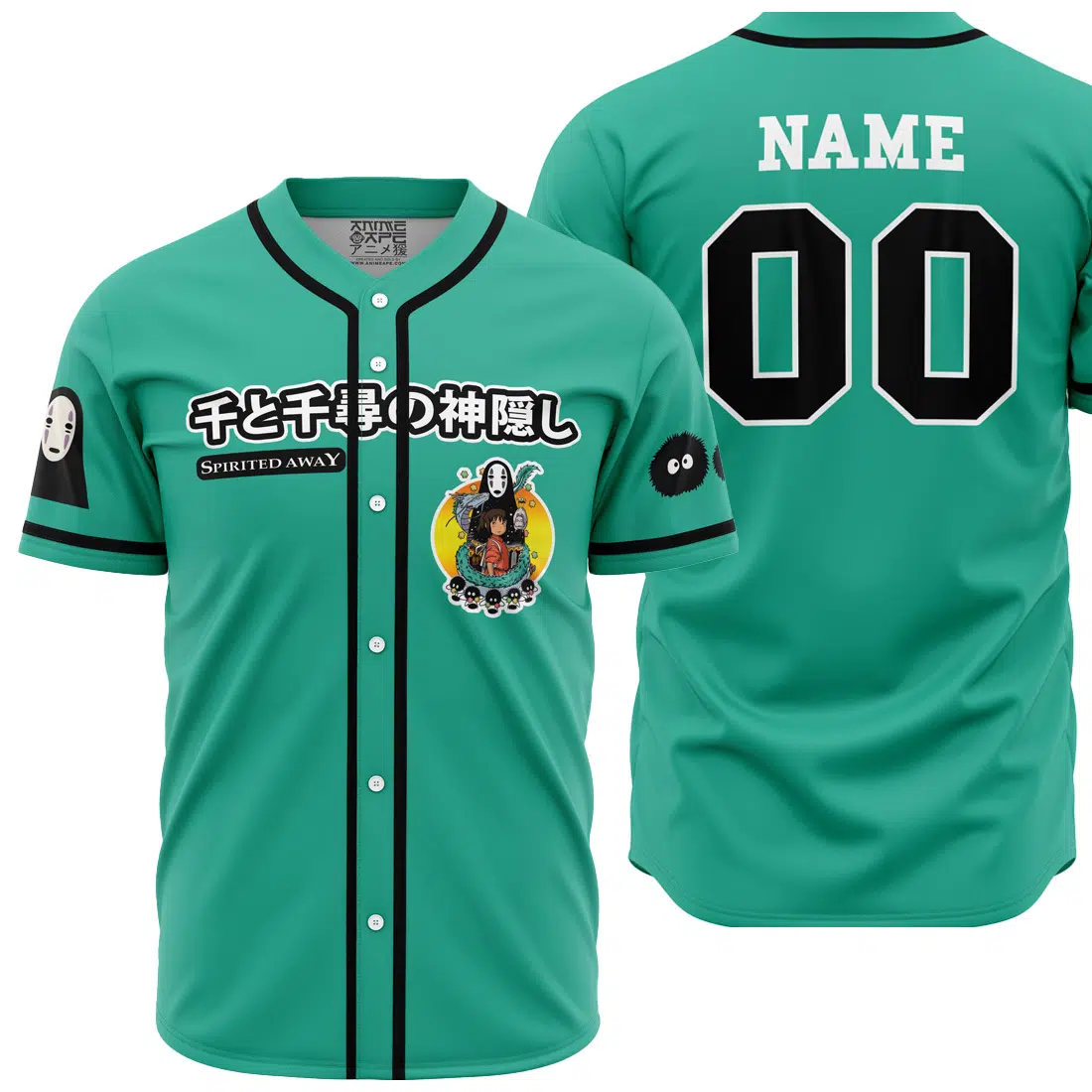 Mckenzieshoponline Spirited Away Studio Ghibli Personalized Baseball Jersey For Fans