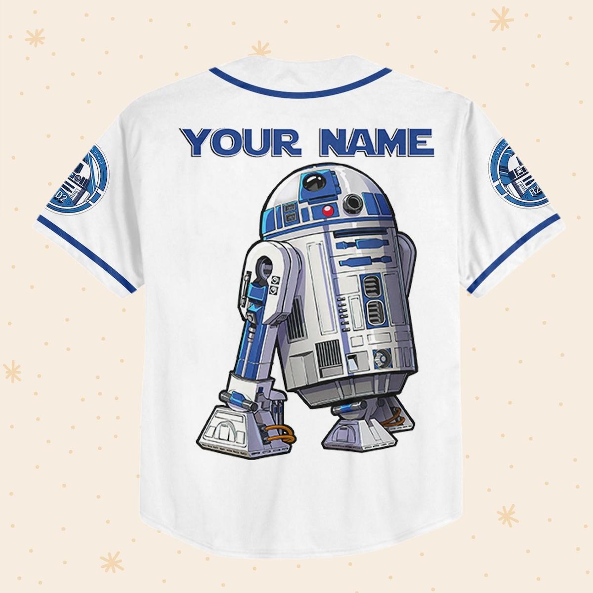 Mckenzieshoponline Star Wars Astromech Droid Personalized Baseball Jersey For Fans - Image 4