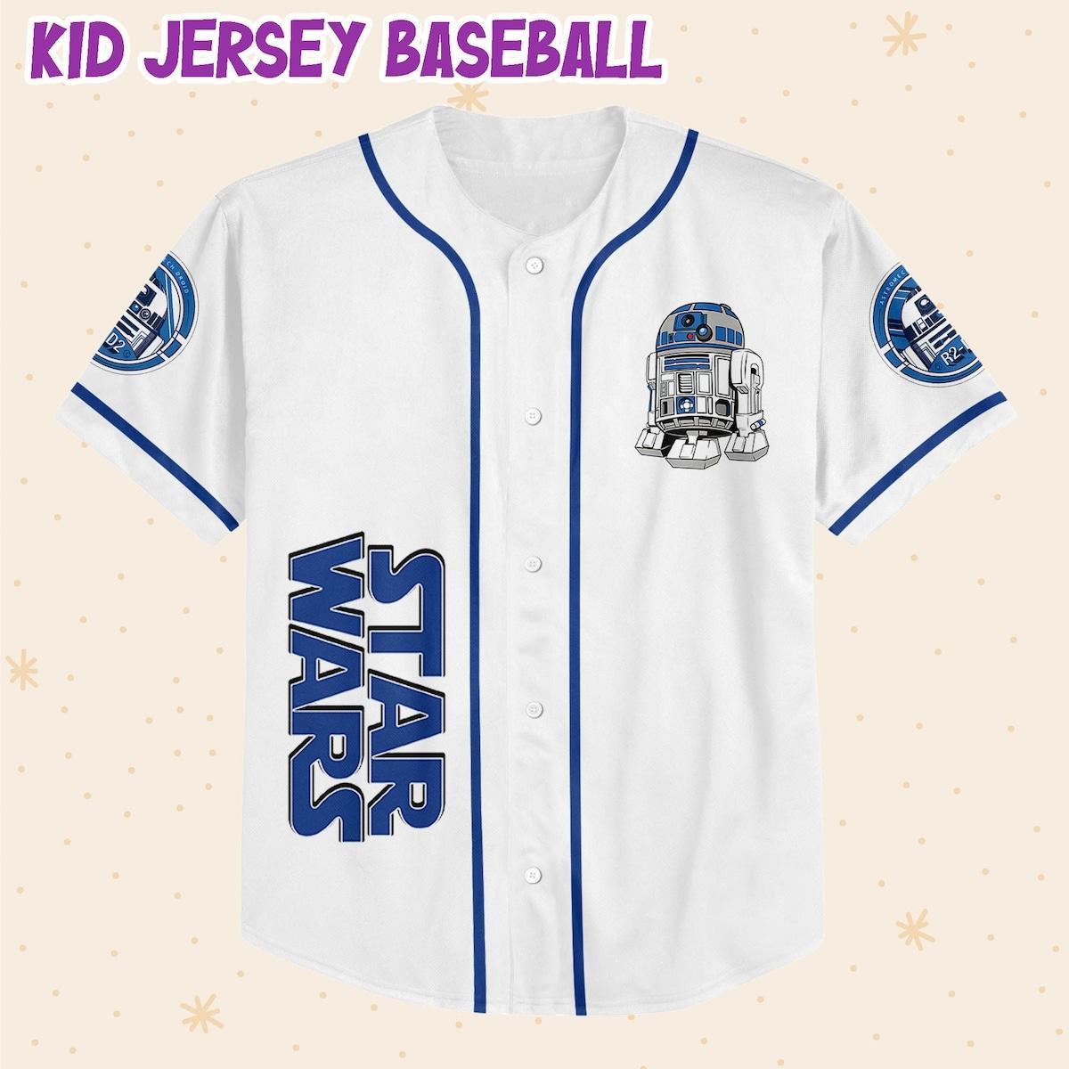 Mckenzieshoponline Star Wars Astromech Droid Personalized Baseball Jersey For Fans - Image 3