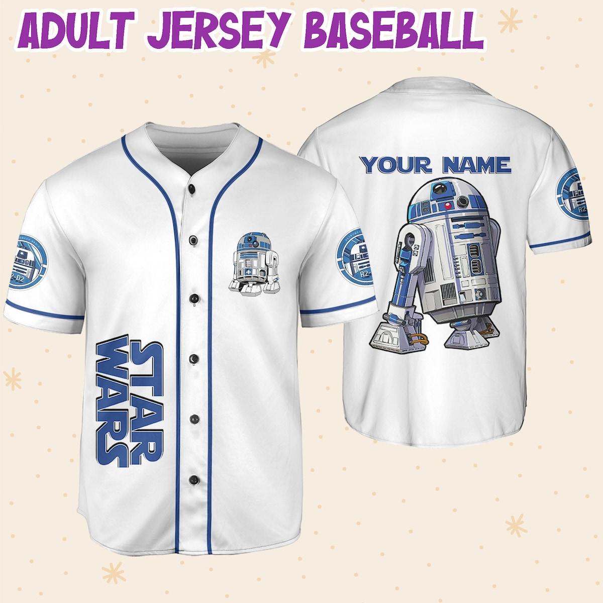 Mckenzieshoponline Star Wars Astromech Droid Personalized Baseball Jersey For Fans - Image 7