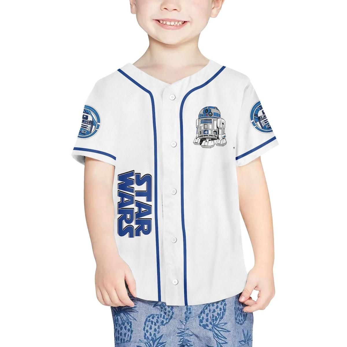 Mckenzieshoponline Star Wars Astromech Droid Personalized Baseball Jersey For Fans - Image 5