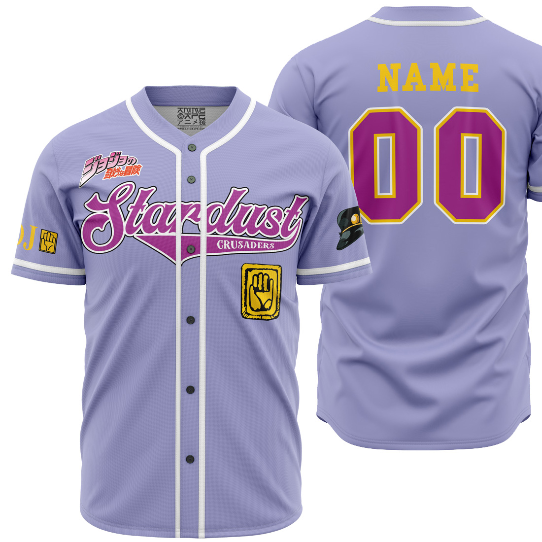 Mckenzieshoponline Stardust Crusaders Jojos Bizarre Adventure Personalized Baseball Jersey For Fans