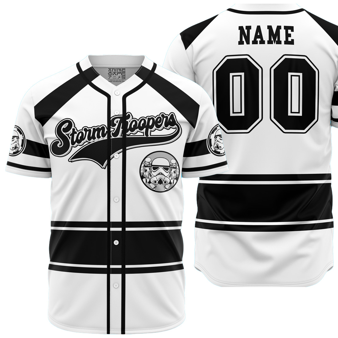 Mckenzieshoponline Stormtroopers Star Wars Personalized Baseball Jersey For Fans