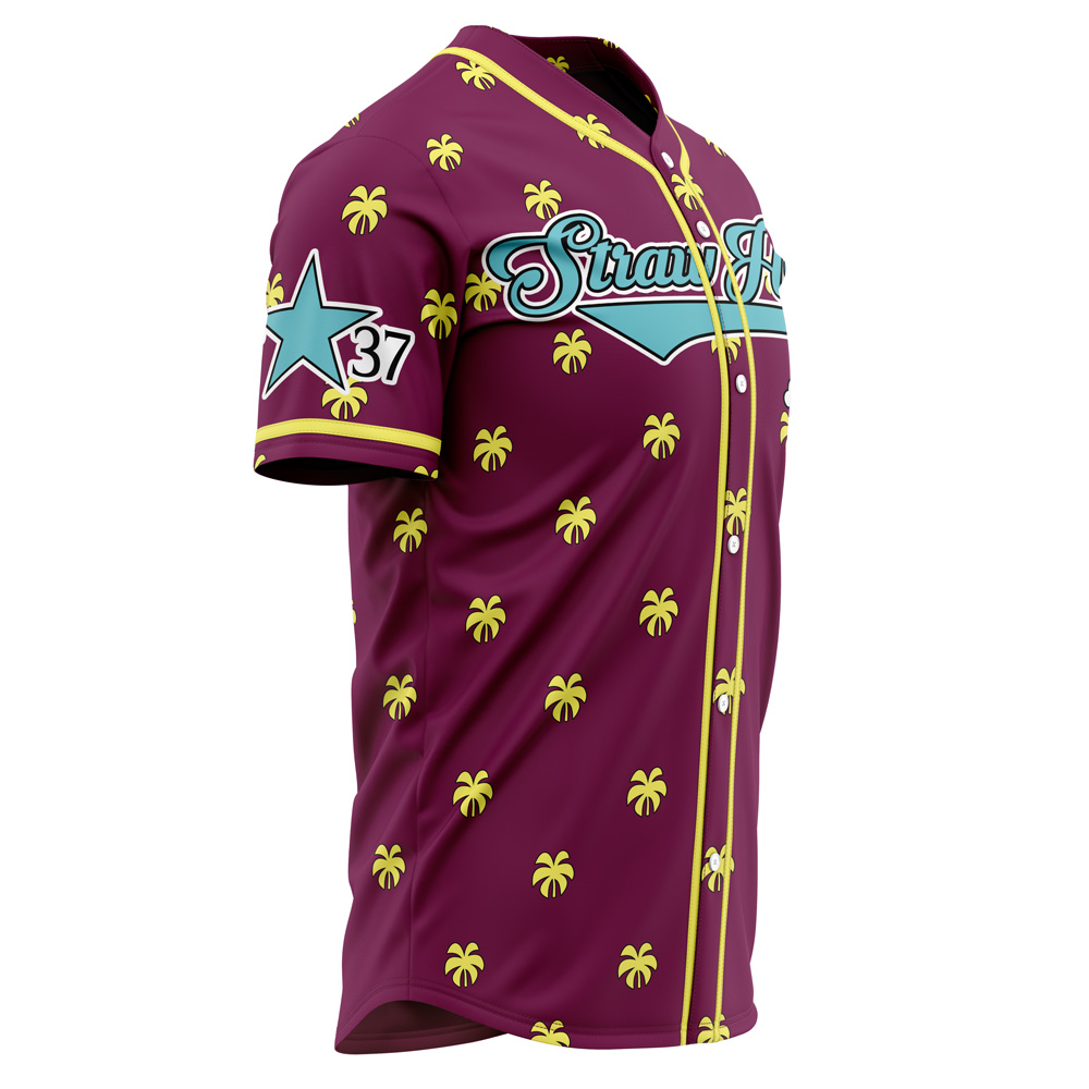 Mckenzieshoponline Straw Hats Franky One Piece Personalized Baseball Jersey For Fans - Image 2