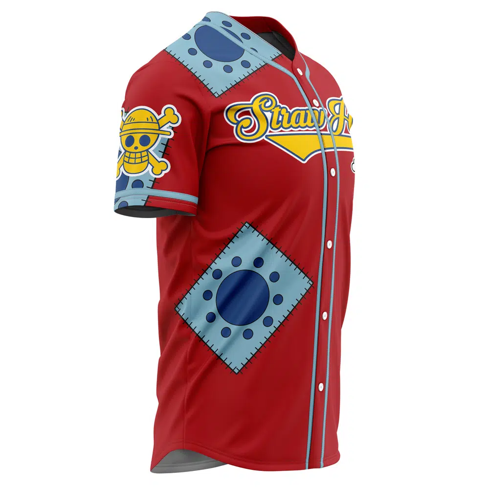 Mckenzieshoponline Straw Hats Luffy One Piece Personalized Baseball Jersey For Fans - Image 2