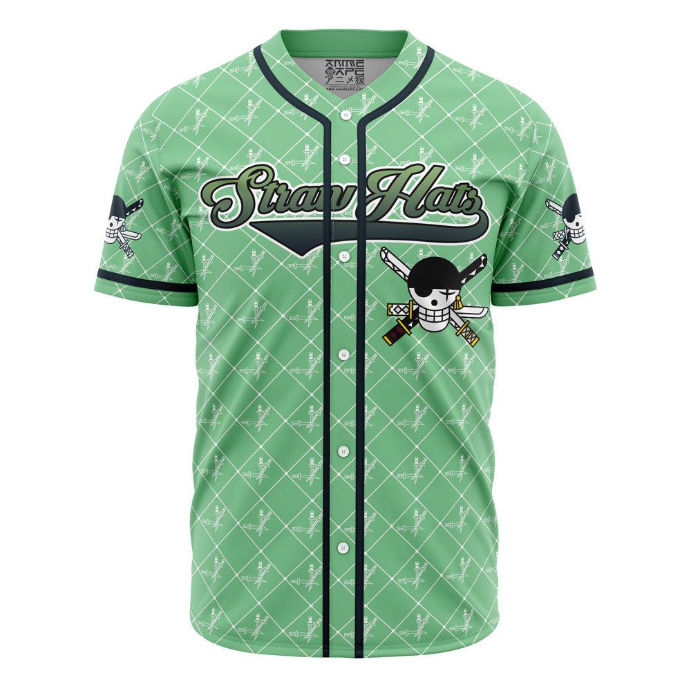 Mckenzieshoponline Straw Hats Zoro One Piece Personalized Baseball Jersey For Fans - Image 2