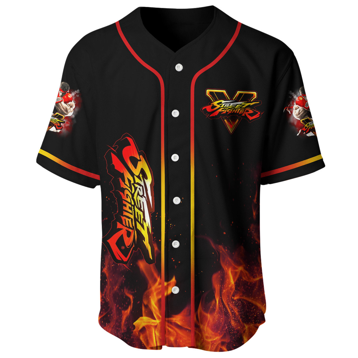 Jerseytrend Street Fighter V Personalized Baseball Jersey For Fans - Image 4