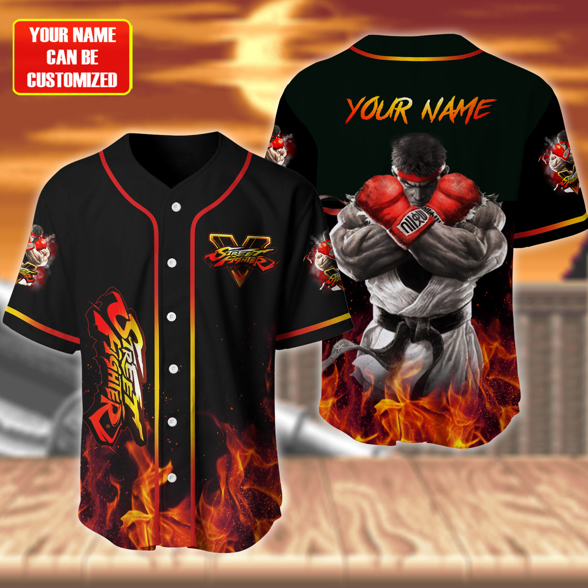 Jerseytrend Street Fighter V Personalized Baseball Jersey For Fans - Image 2
