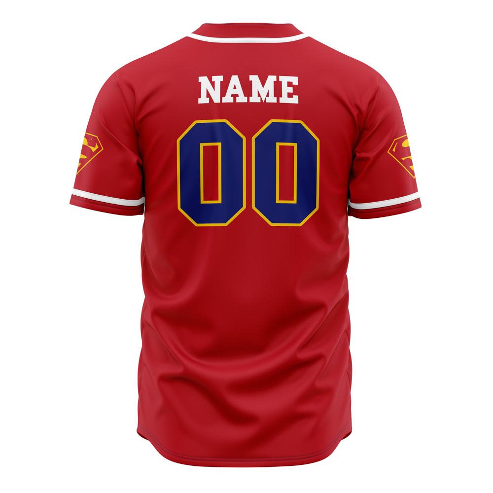 Mckenzieshoponline Superman DC Comics Personalized Baseball Jersey For Fans - Image 3