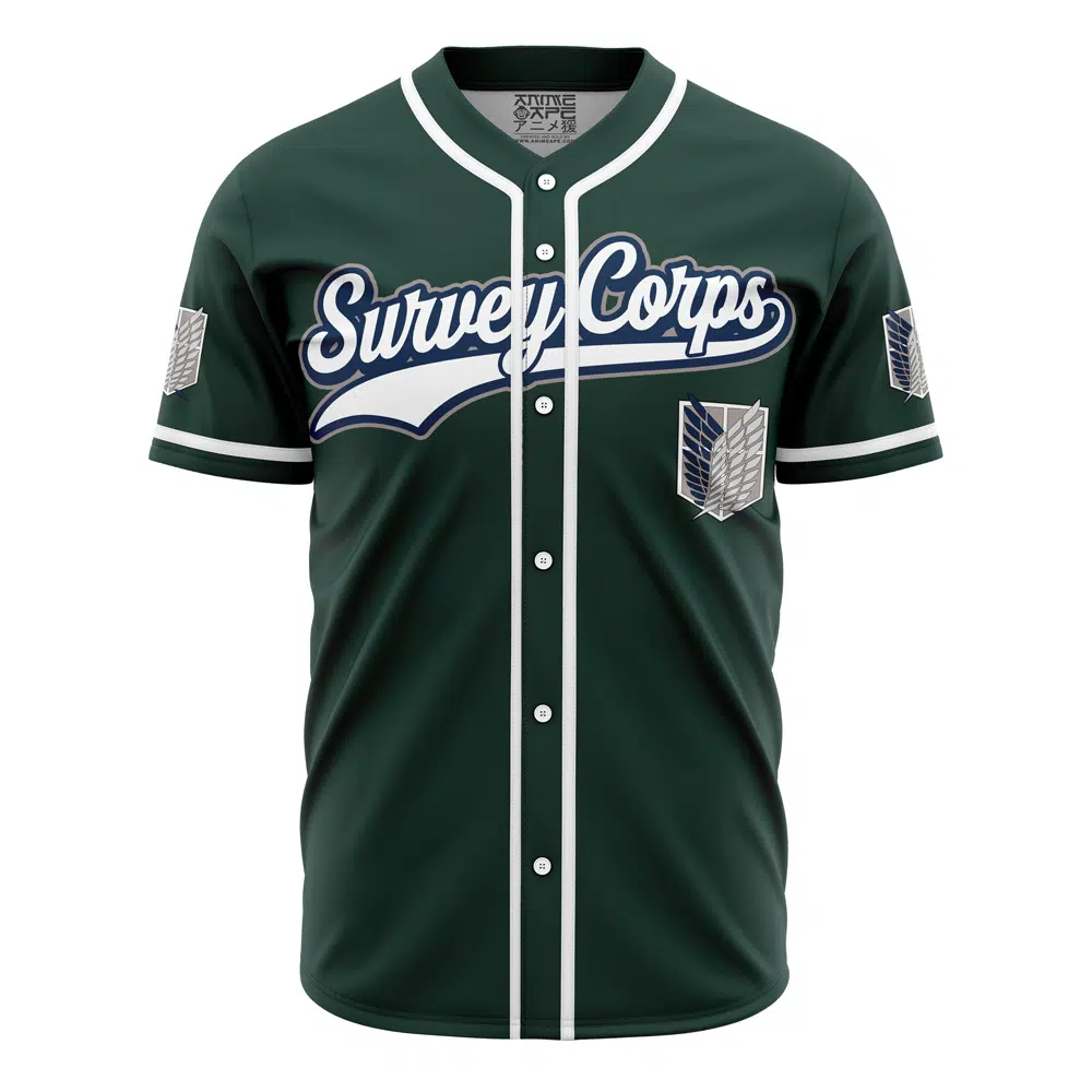 Mckenzieshoponline Survey Corps Ackerman Attack on Titan Personalized Baseball Jersey For Fans