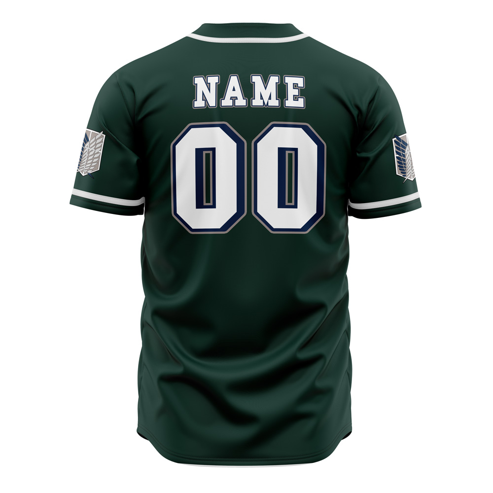 Mckenzieshoponline Survey Corps Attack on Titan Personalized Baseball Jersey For Fans - Image 3