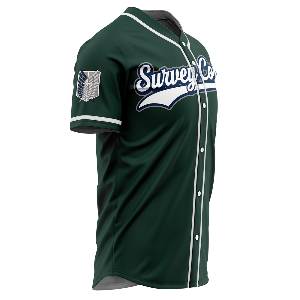 Mckenzieshoponline Survey Corps Attack on Titan Personalized Baseball Jersey For Fans - Image 4