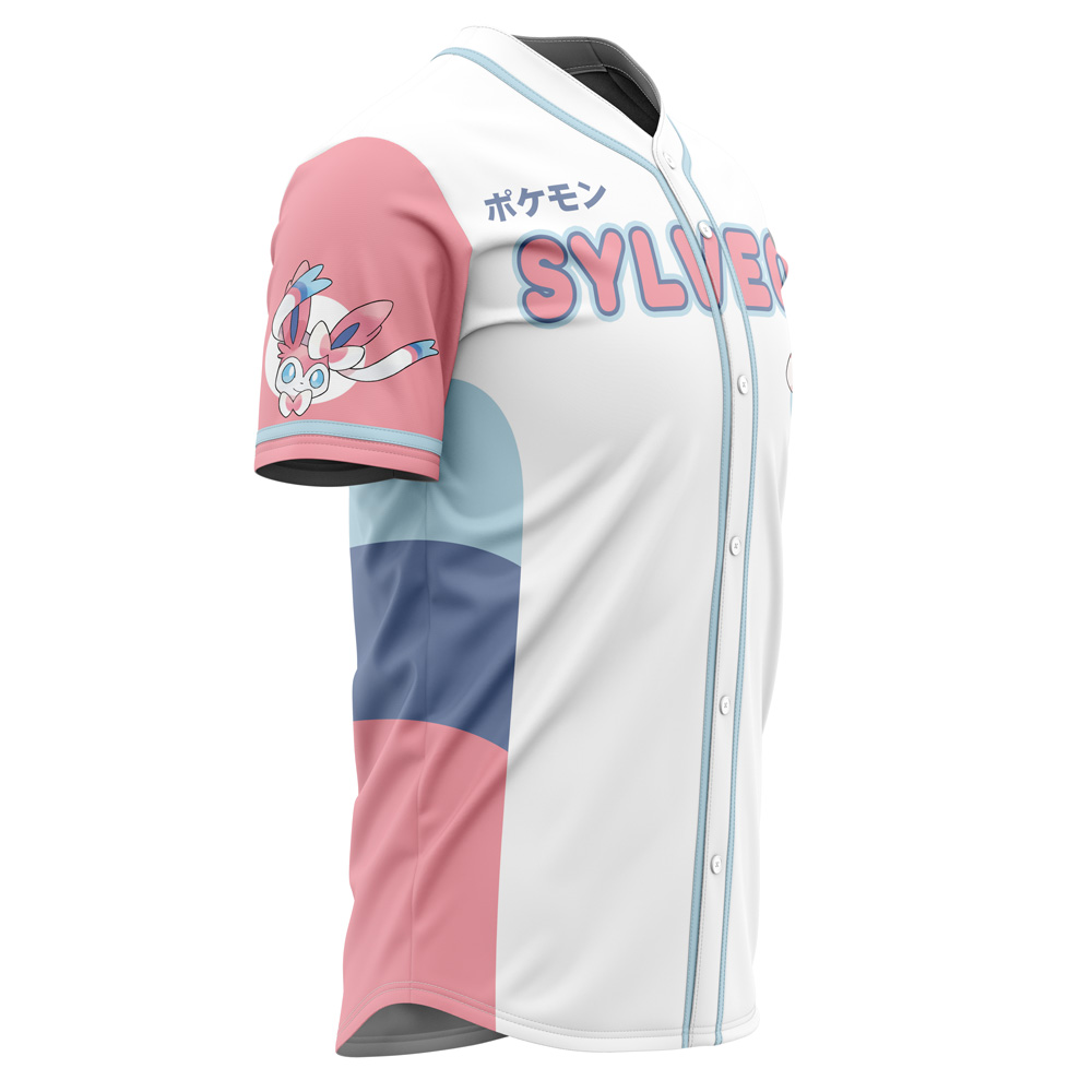 Mckenzieshoponline Sylveon Eeveelution Pokemon Personalized Baseball Jersey For Fans - Image 4