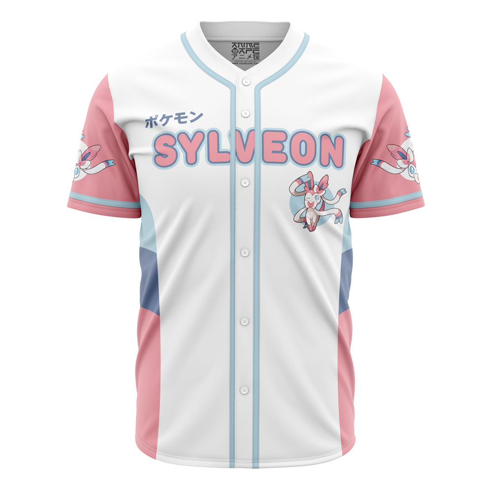 Mckenzieshoponline Sylveon Eeveelution Pokemon Personalized Baseball Jersey For Fans - Image 2