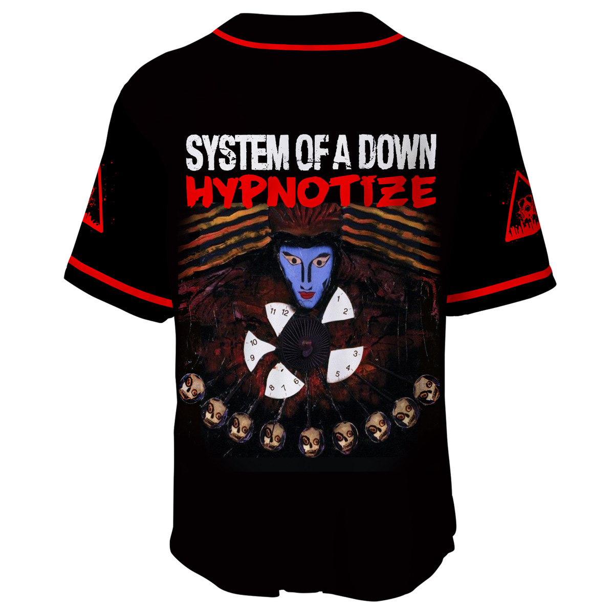 Jerseytrend System of a Down Band Hypnotize Personalized Baseball Jersey For Fans - Image 4