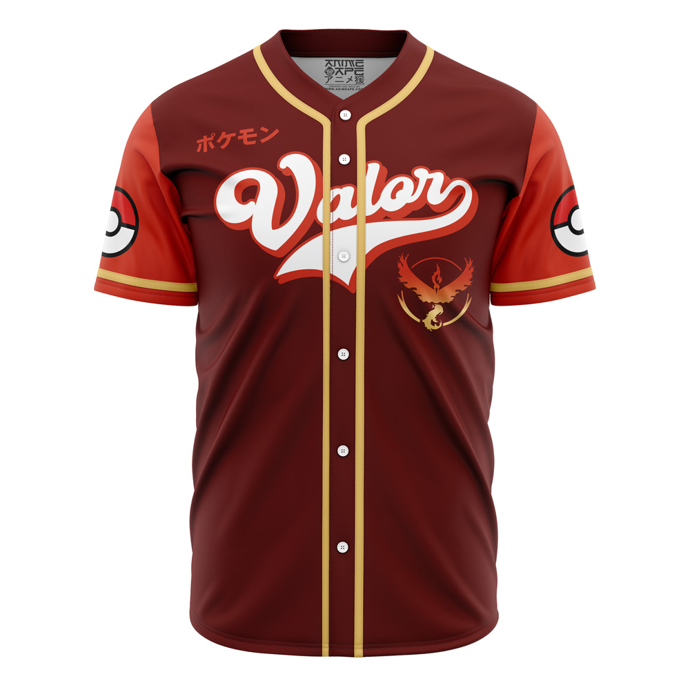 Mckenzieshoponline Team Valor Pokemon Personalized Baseball Jersey For Fans