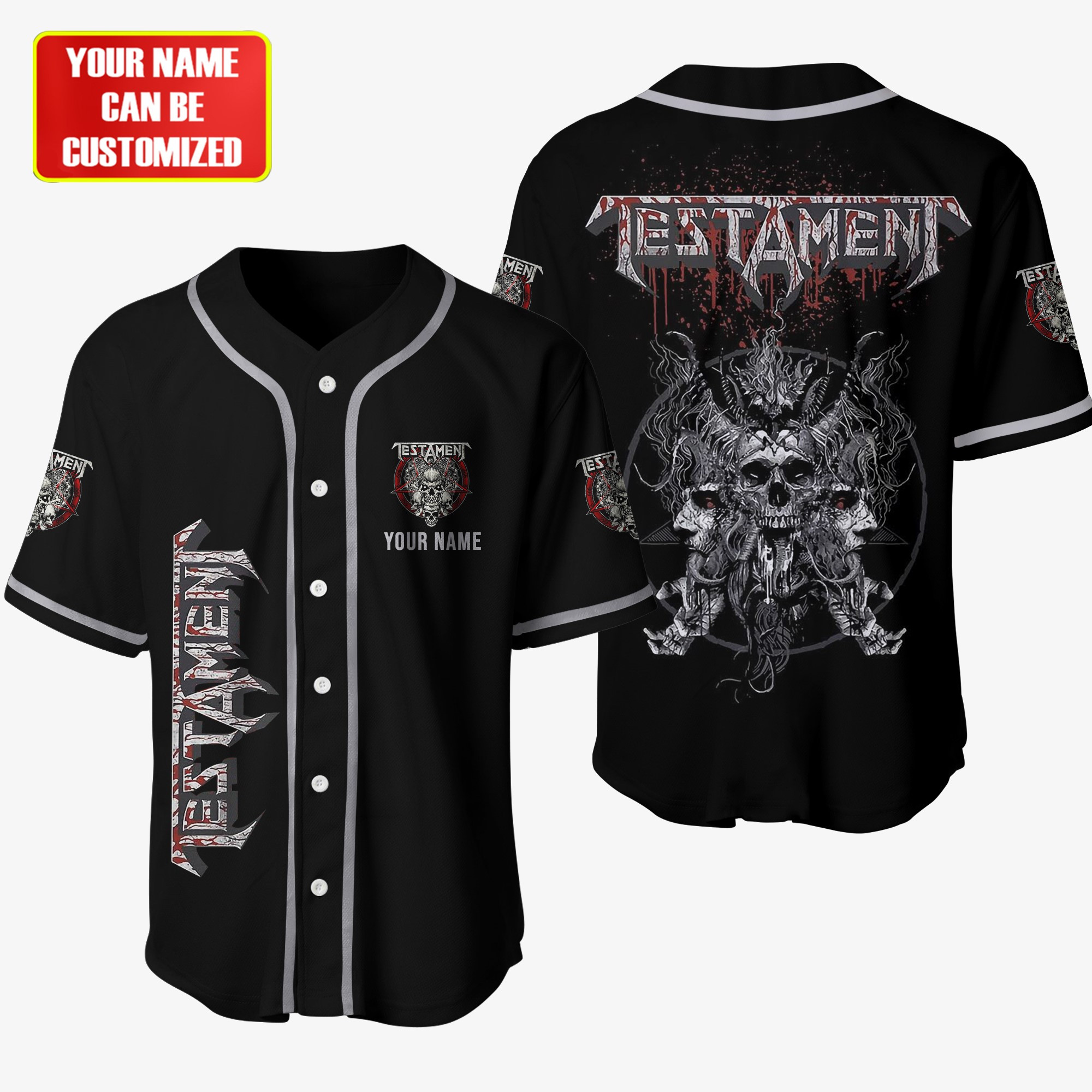 Jerseytrend Testament Personalized Baseball Jersey For Fans - Image 2