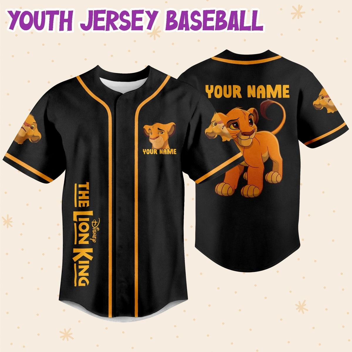 Mckenzieshoponline The Lion King Baby Black Color Personalized Baseball Jersey For Fans - Image 6
