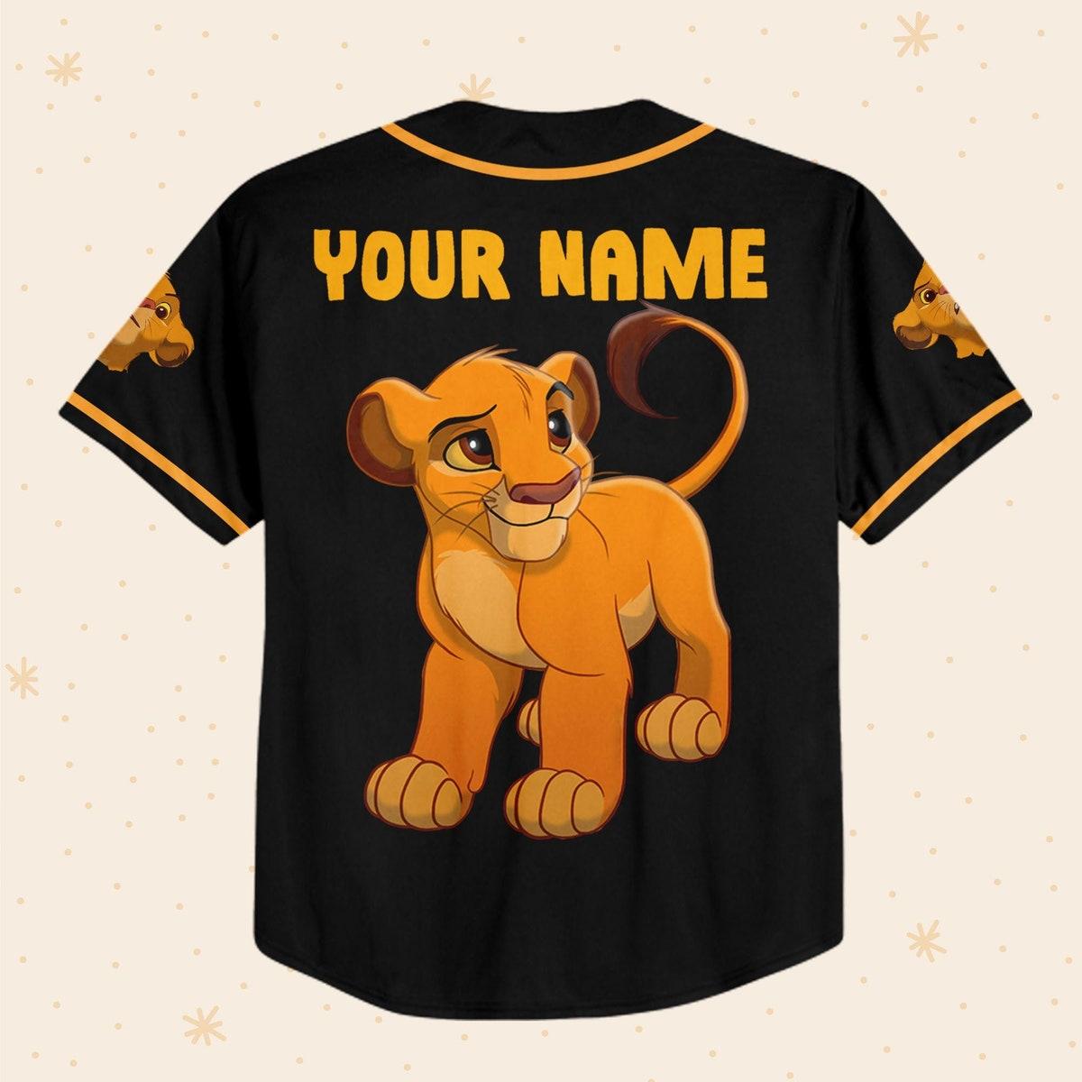 Mckenzieshoponline The Lion King Baby Black Color Personalized Baseball Jersey For Fans - Image 4