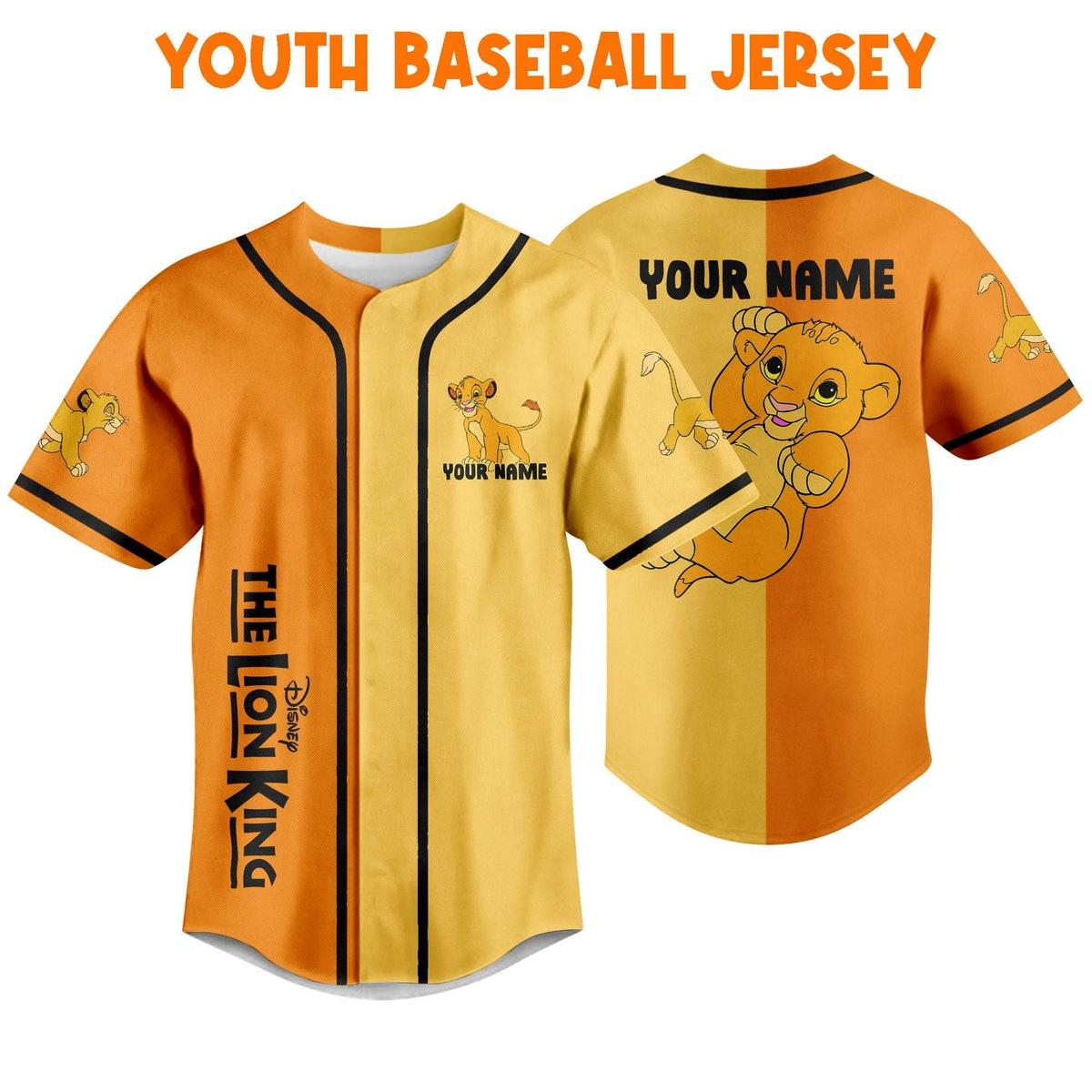 Mckenzieshoponline The Lion King Baby Simba Disney Personalized Baseball Jersey For Fans - Image 6