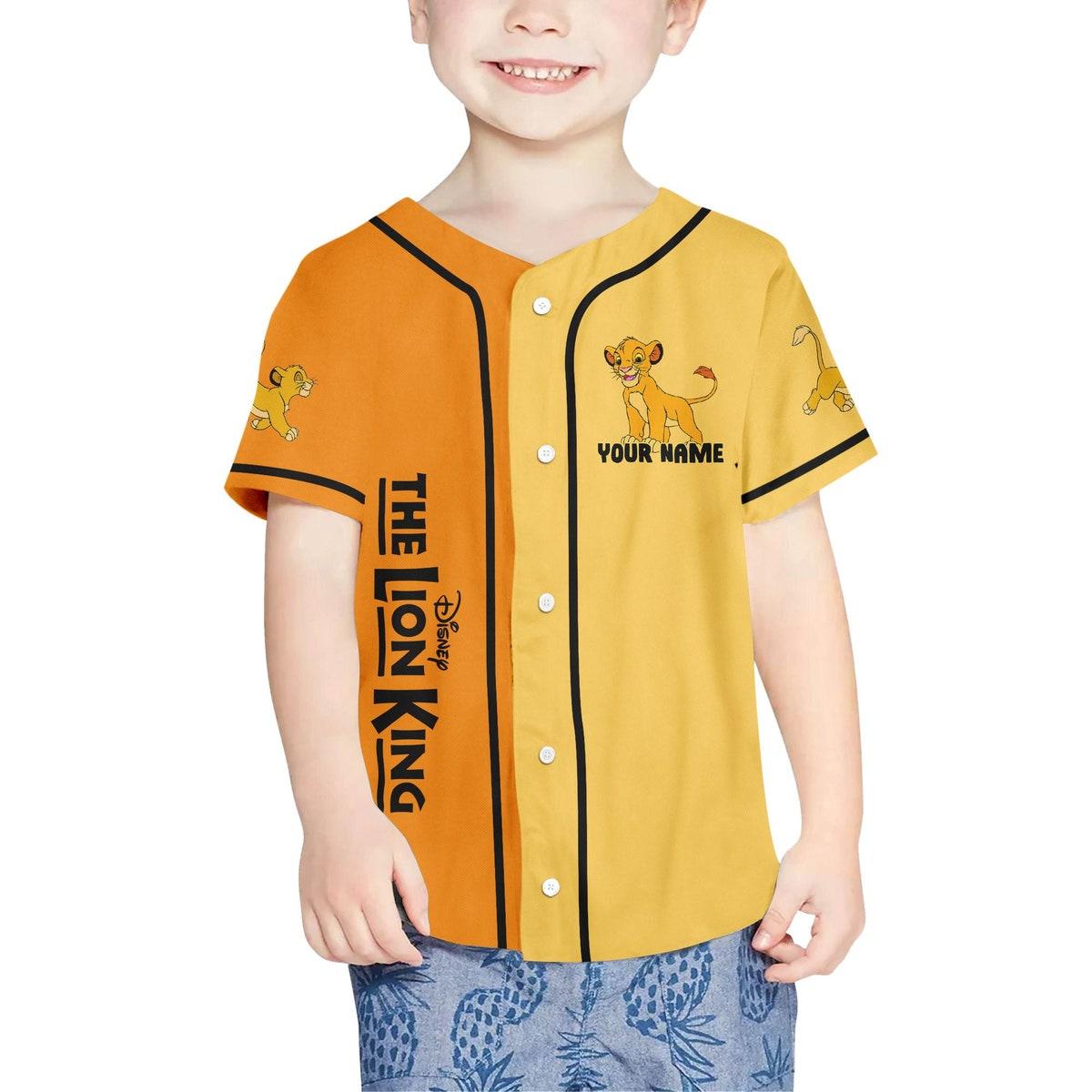 Mckenzieshoponline The Lion King Baby Simba Disney Personalized Baseball Jersey For Fans - Image 5