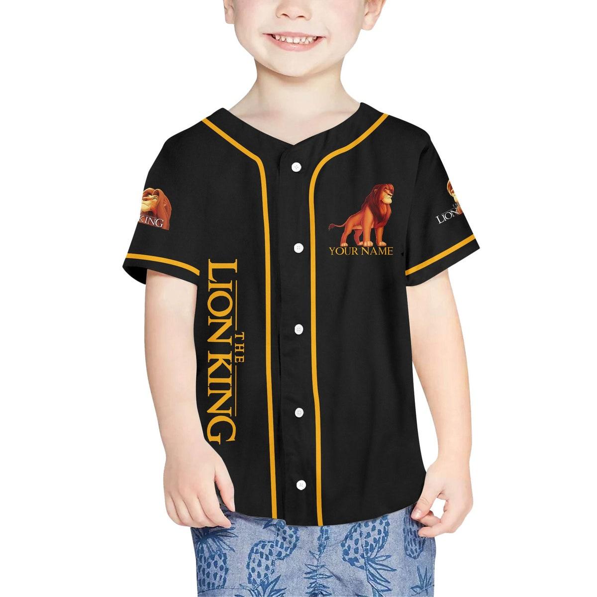 Mckenzieshoponline The Lion King Black Color Disney Personalized Baseball Jersey For Fans - Image 5