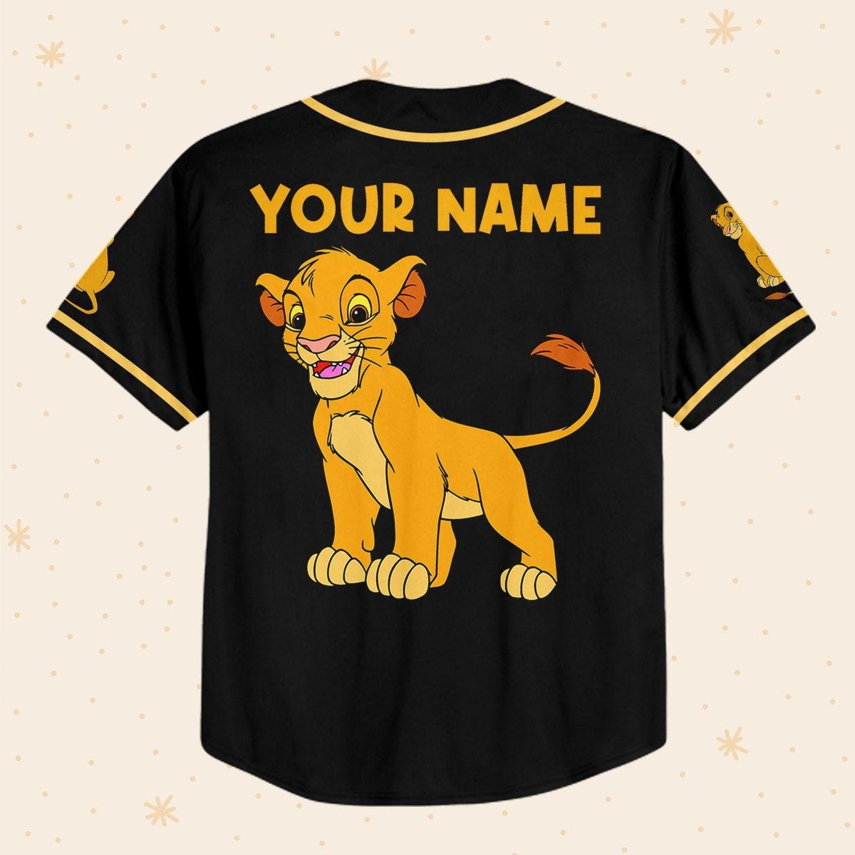 Mckenzieshoponline The Lion King Simba Lovely Disney Personalized Baseball Jersey For Fans - Image 4