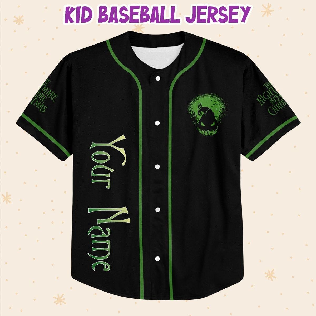 Mckenzieshoponline The Nightmare Before Christmas Oogie Boogie Personalized Baseball Jersey For Fans - Image 3