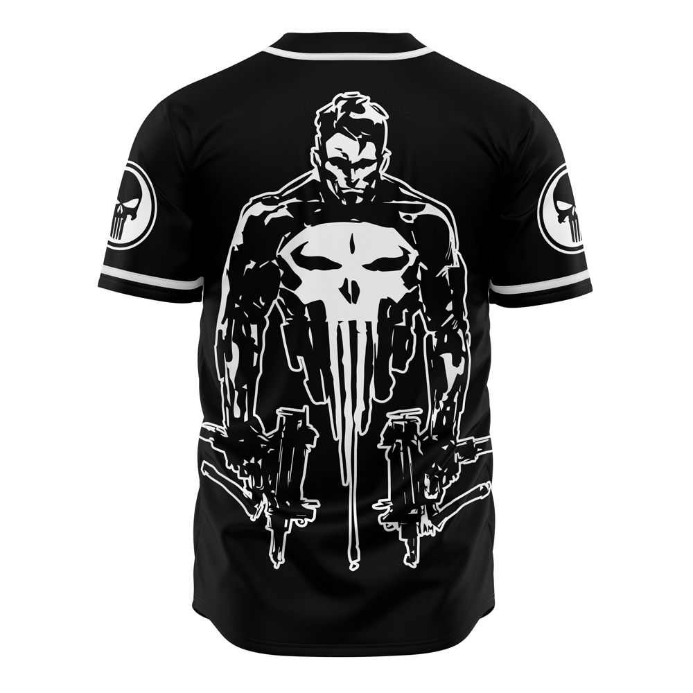 Mckenzieshoponline The Punisher Marvel Personalized Baseball Jersey For Fans - Image 3
