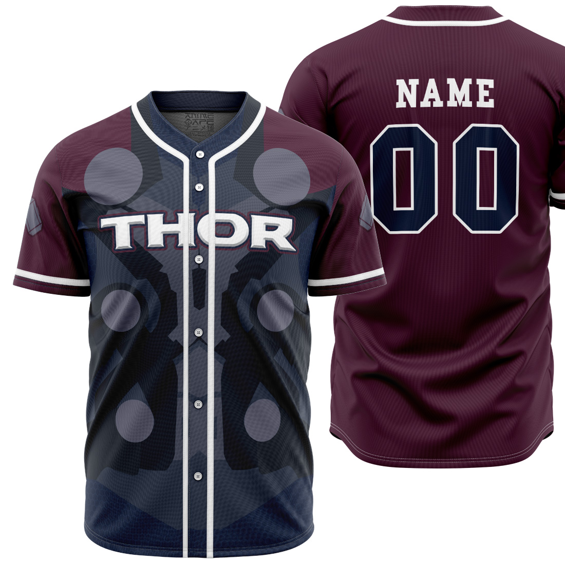 Mckenzieshoponline Thor Marvel Personalized Baseball Jersey For Fans