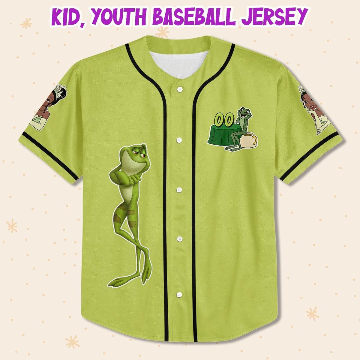 Mckenzieshoponline Tiana Green Black Disney Personalized Baseball Jersey For Fans - Image 3