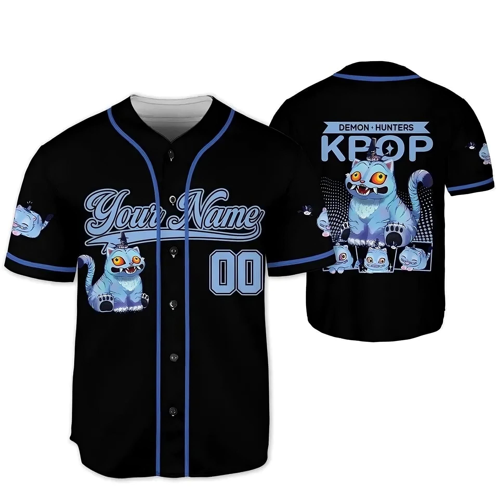 Mckenzieshoponline Tiger Kpop Demon Hunters Personalized Baseball Jersey For Fans
