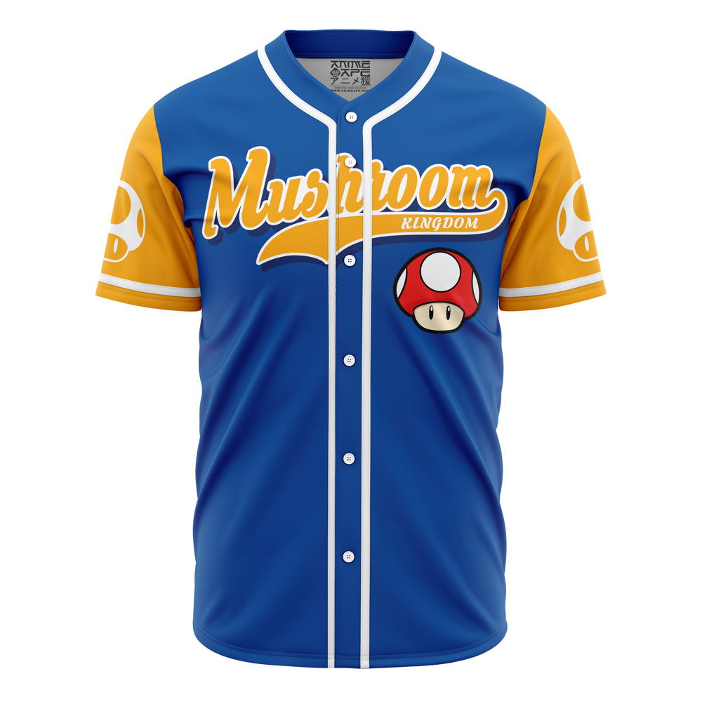 Mckenzieshoponline Toad Mushroom Kingdom Mario Bros Personalized Baseball Jersey For Fans