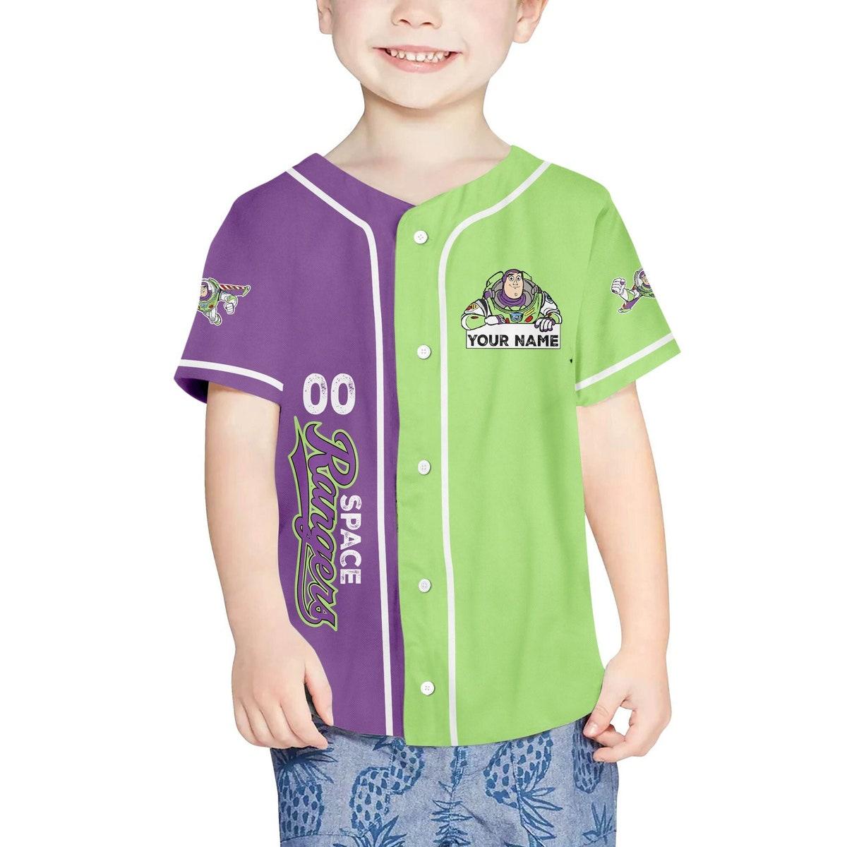 Mckenzieshoponline Toy Story Buzz Lightyear Disney Personalized Baseball Jersey For Fans - Image 5