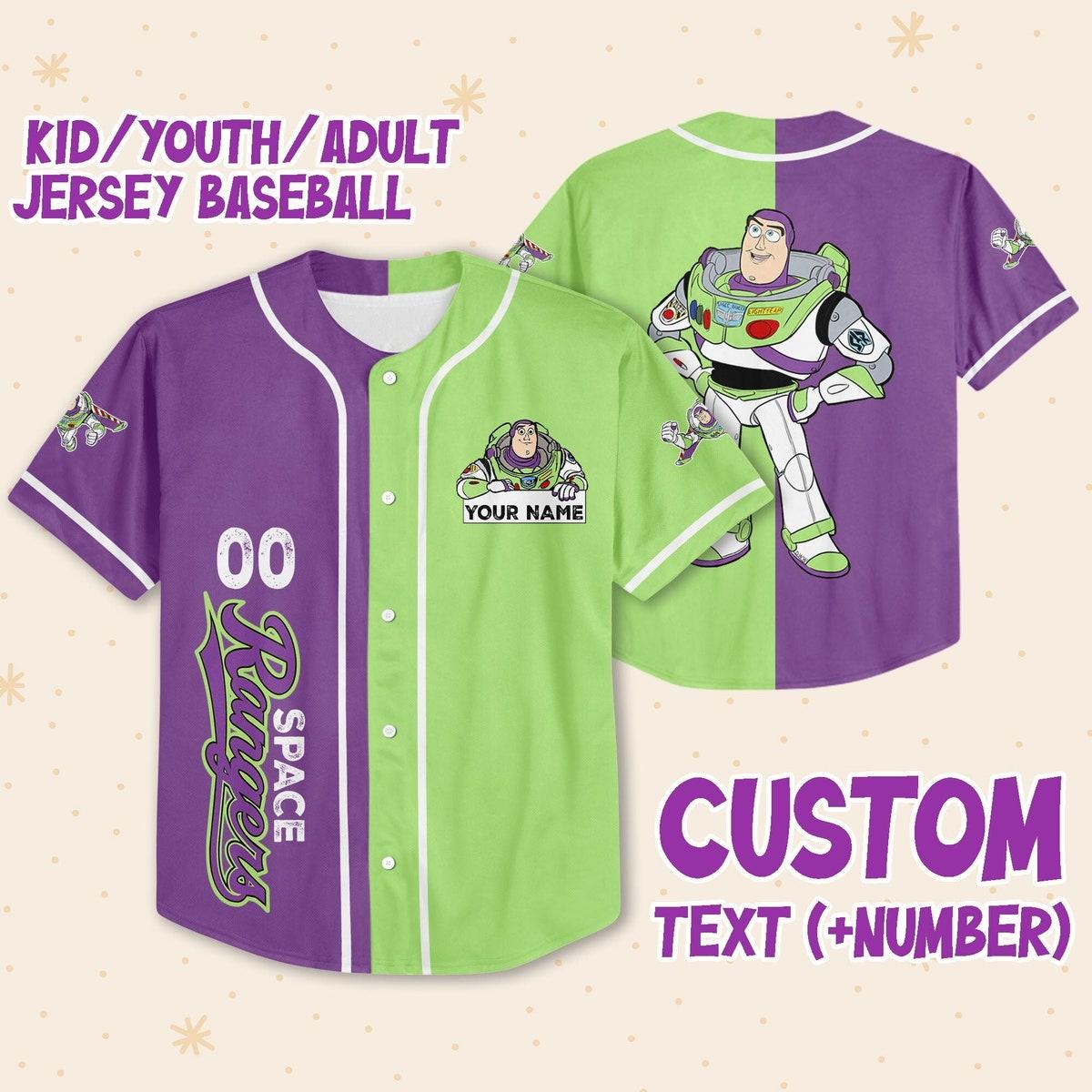 Mckenzieshoponline Toy Story Buzz Lightyear Disney Personalized Baseball Jersey For Fans