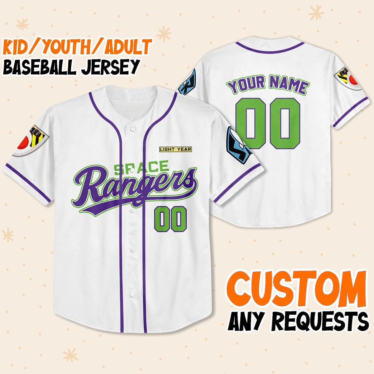 Mckenzieshoponline Toy Story Buzz Lightyear Space Rangers Personalized Baseball Jersey For Fans - Image 2